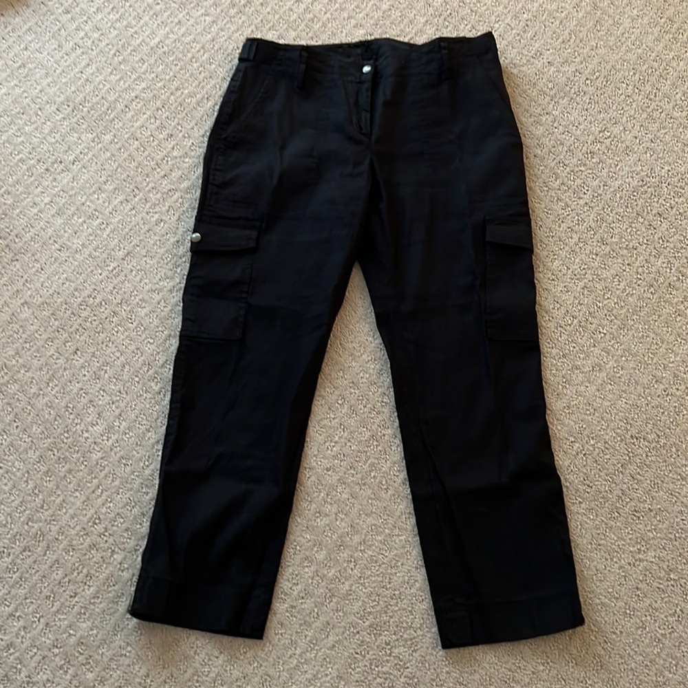 Women linen black pant